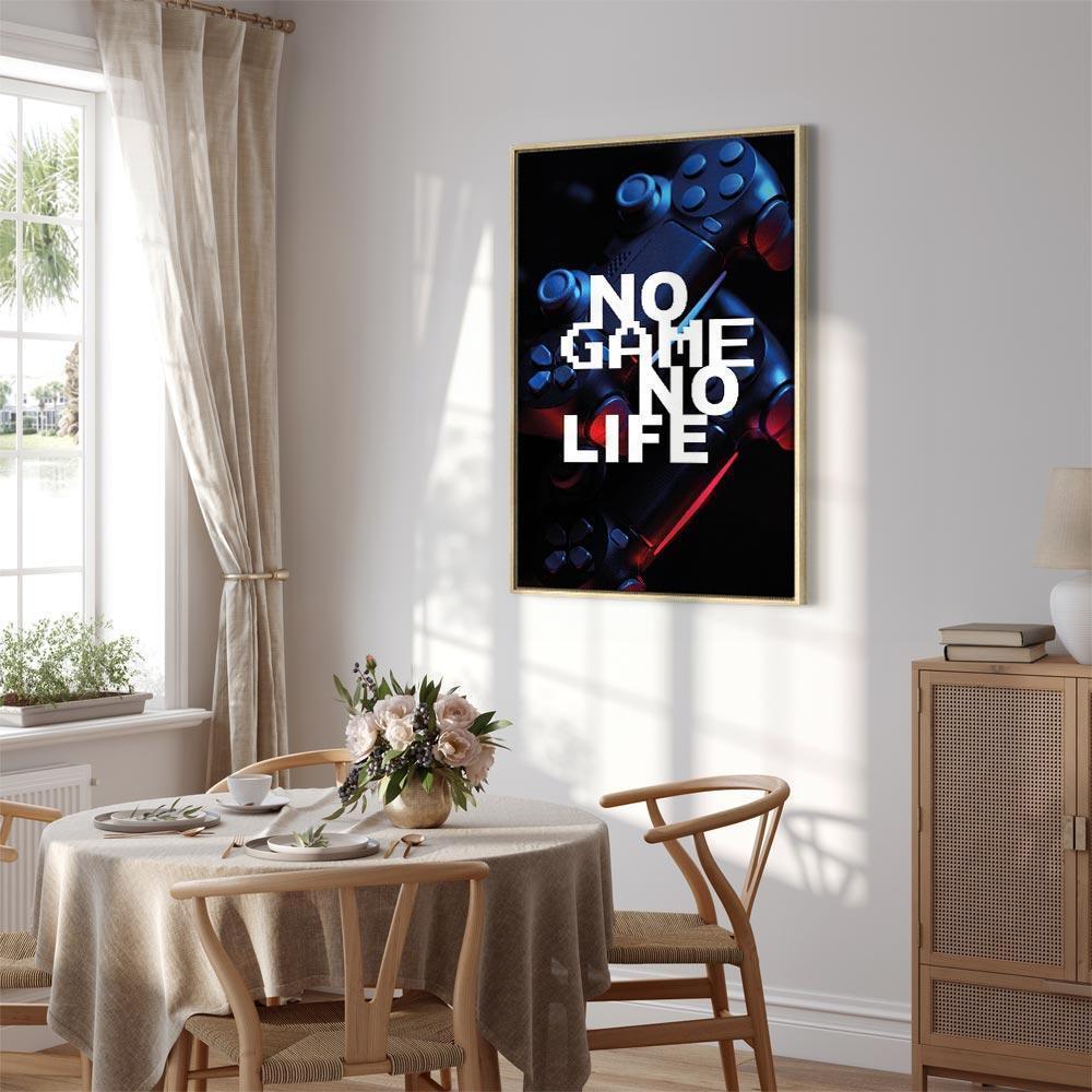 Leinwandbild No Game No Life Bunt – Gaming Wandkunst