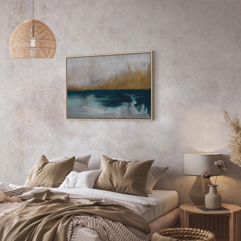 Leinwandbild - Golden Grasses (1 Part) Wide