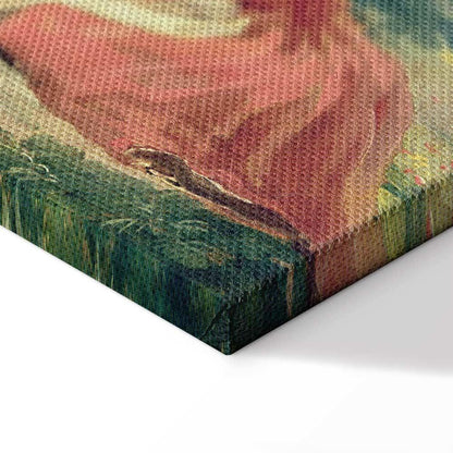 Leinwandbild - Francisco Goya – Spring or the Flower Seller