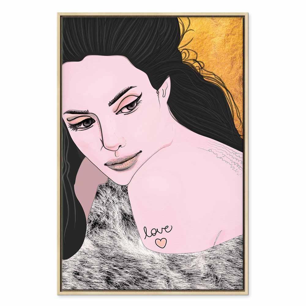 Leinwandbild - Sensual and Love (1 Part) Vertical