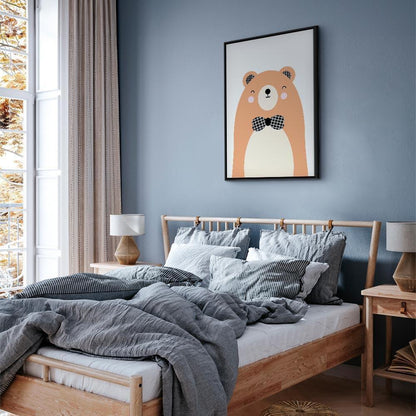 Leinwandbild - Teddy Bear in Bow Tie (1 Part) Vertical