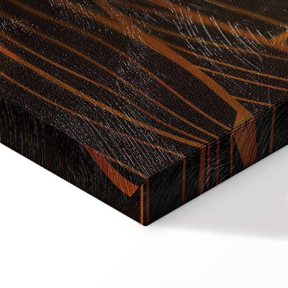 Leinwandbild - Dance of Golden Leaves (1 Part) Wide