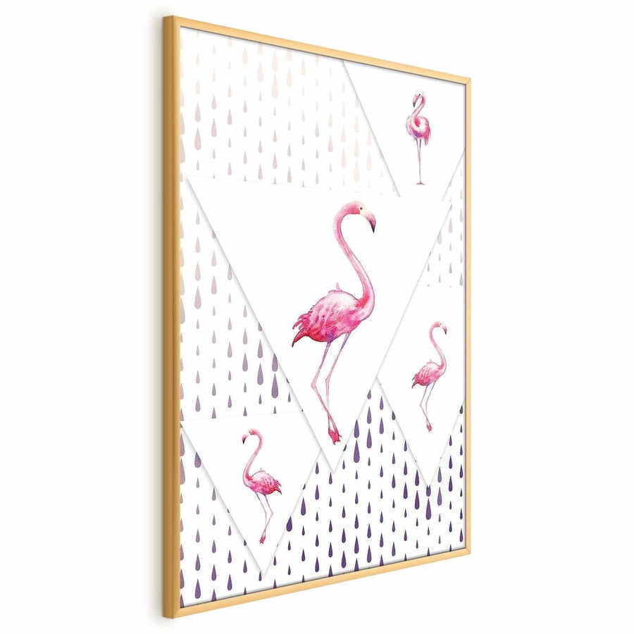 Poster - Flamingo Family Artgeist