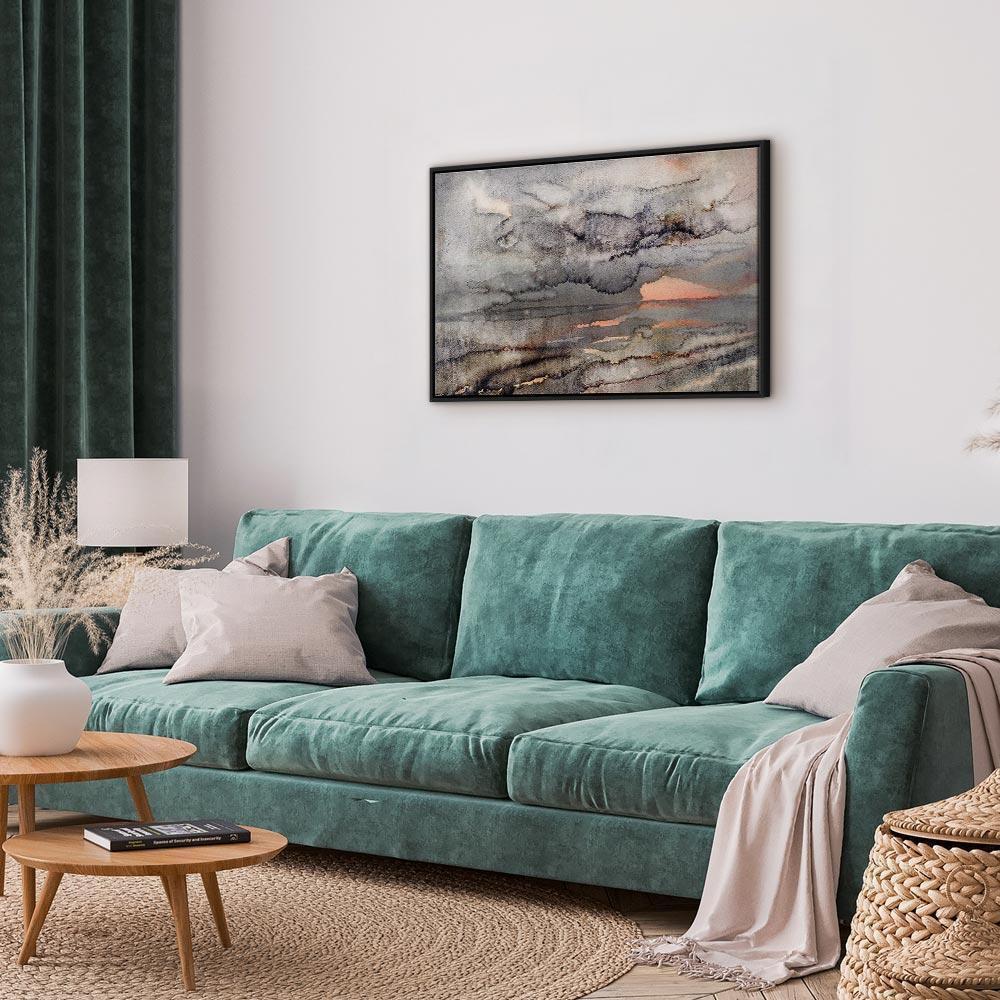 Leinwandbild - Connected Clouds (1 Part) Wide