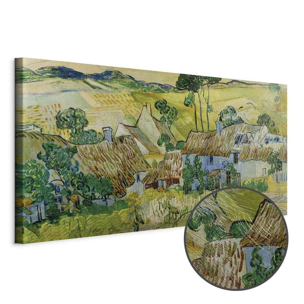 Leinwandbild - Vincent Van Gogh – Farms near Auvers