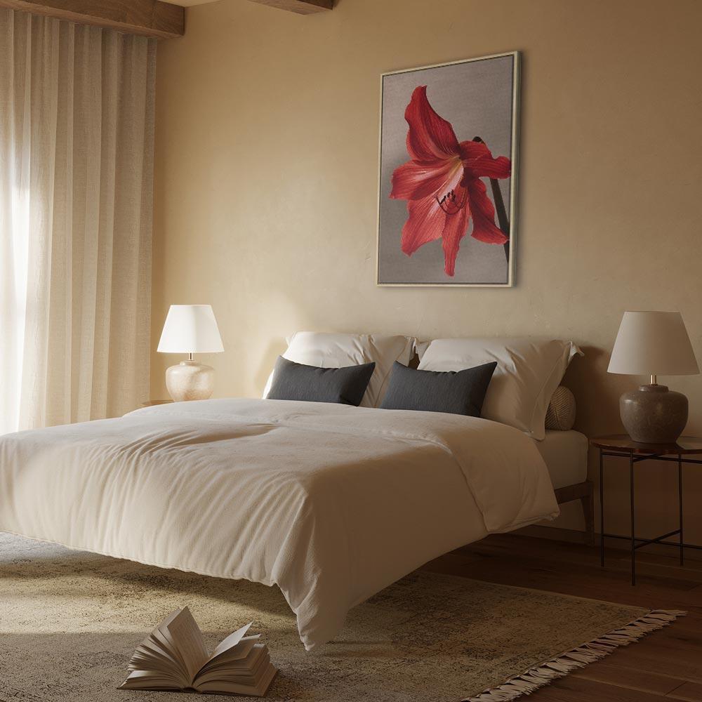 Leinwandbild - Red Flower (1 Part) Vertical