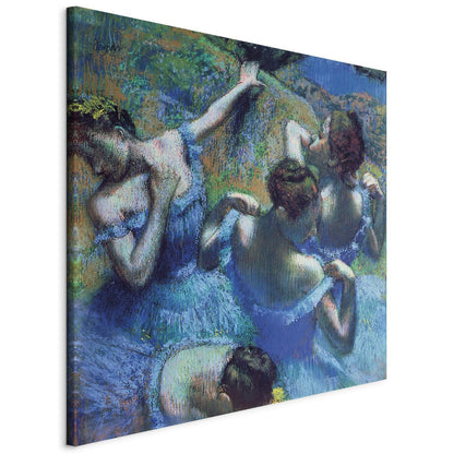 Leinwandbild - Blue Dancers II Artgeist