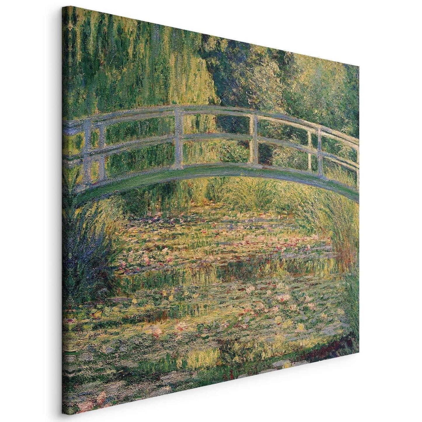 Leinwandbild - Claude Monet – Bridge over a Pond of Water Lilies