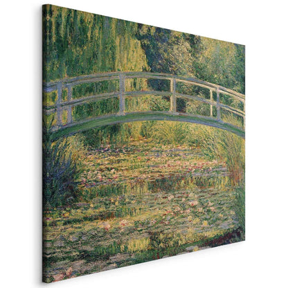 Leinwandbild - Claude Monet – Bridge over a Pond of Water Lilies