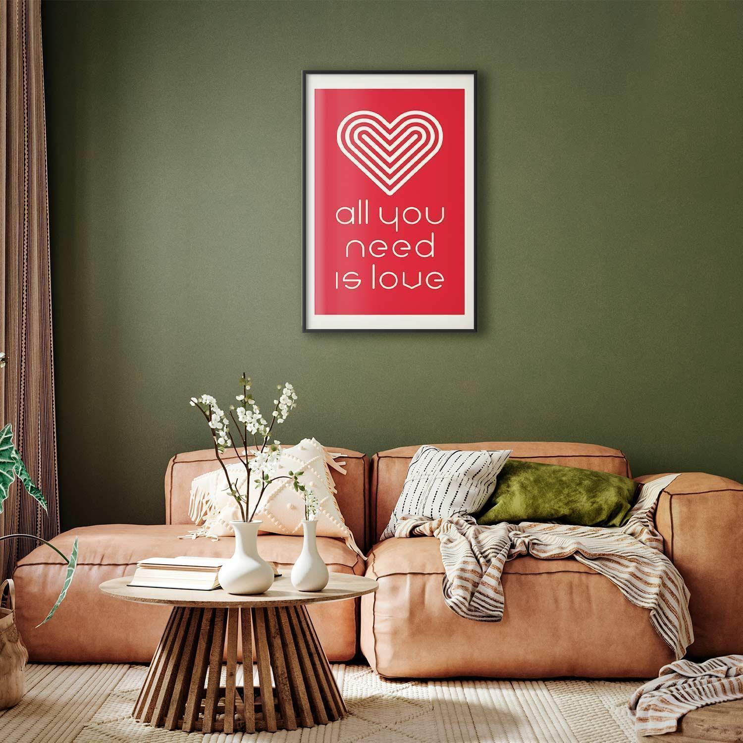 Poster - Let's Love Each Other Artgeist