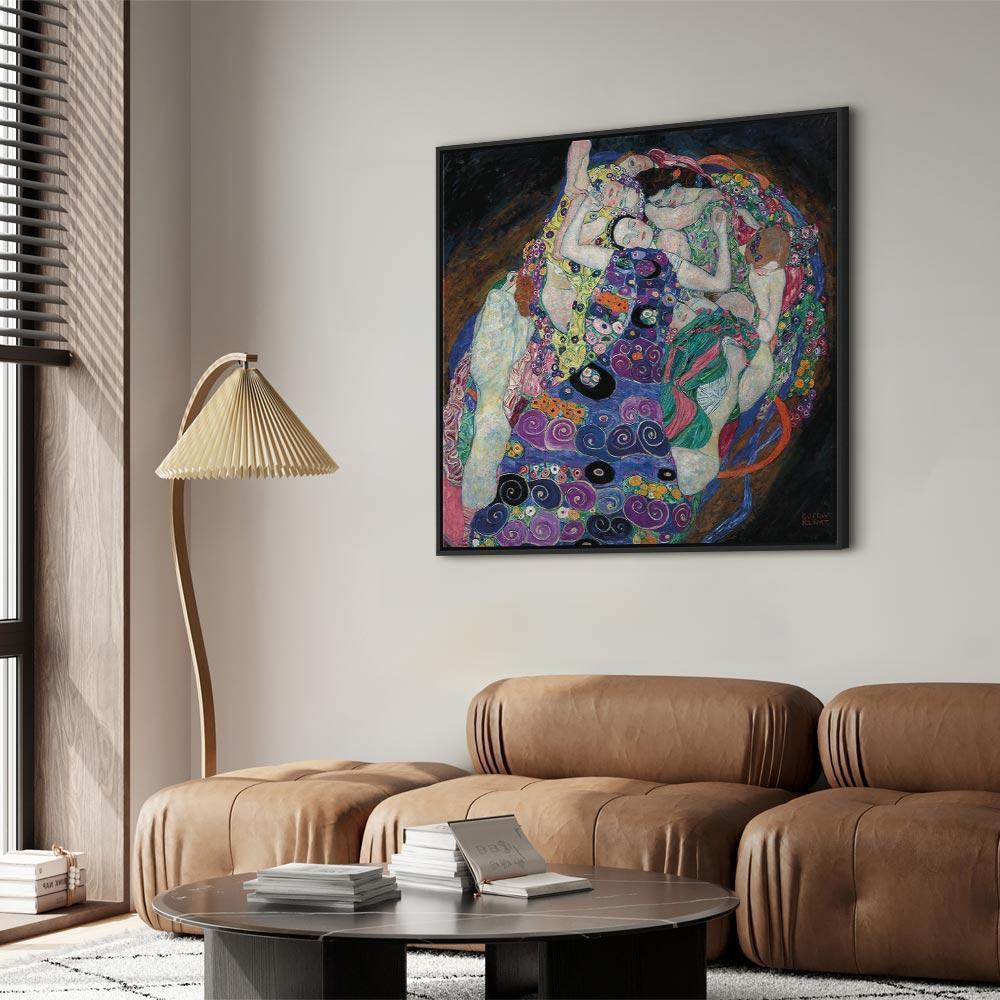 Leinwandbild - Gustav Klimt – Virgin