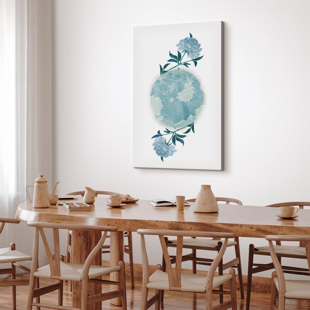 Leinwandbild - Floral Planet (1 Part) Vertical