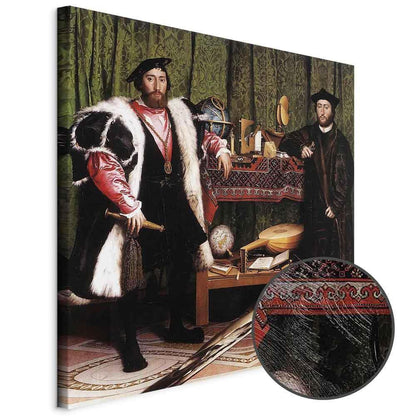 Leinwandbild - Hans Holbein the Younger – Ambassadors