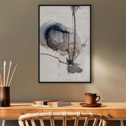 Leinwandbild - Watercolor Stained Glass (1 Part) Vertical