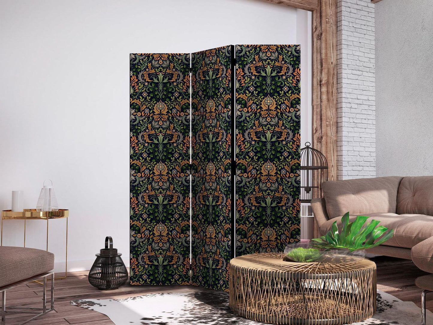 Paravent - Retro Vintage Intricate and Rich Pattern in Victorian Style Artgeist