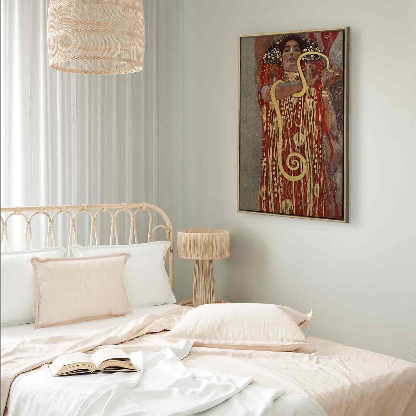 Leinwandbild - Gustav Klimt – Medicine (Hygiea)