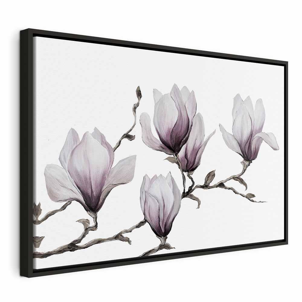 Leinwandbild - Painted Magnolias (1 Part) Wide