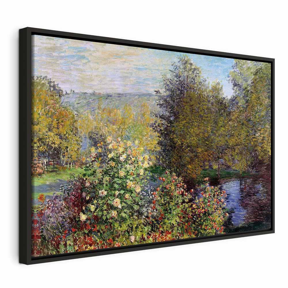 Leinwandbild - Claude Monet – Garden at Montgeron (detail)