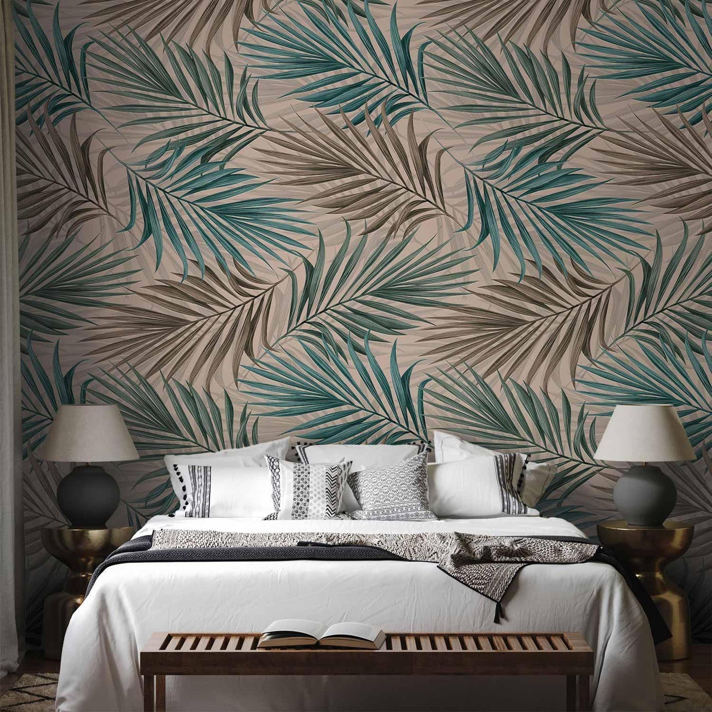 Fototapete - Leaf Chasing - Second Variant