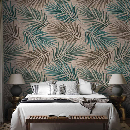 Fototapete - Leaf Chasing - Second Variant