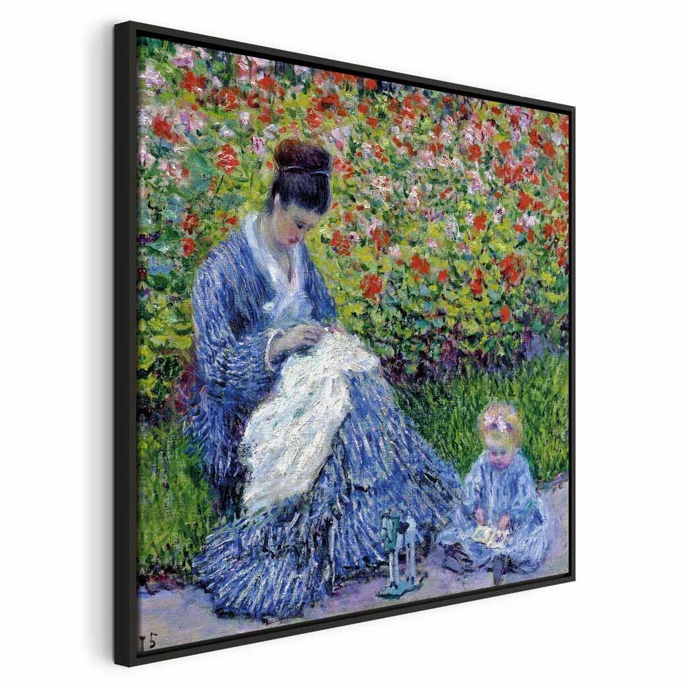 Leinwandbild - Claude Monet – Madame Monet and Her Son