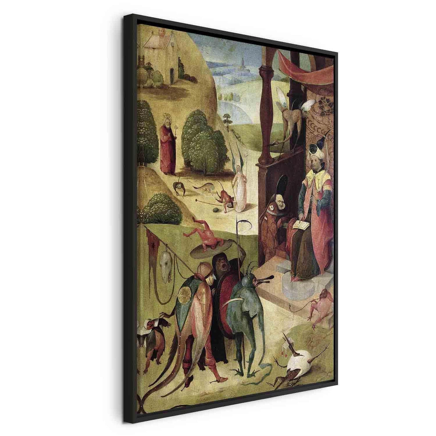 Leinwandbild - Hieronymus Bosch – St James and the Magician