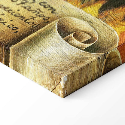 Leinwandbild - Frida Kahlo – Self-Portrait with Loose Hair