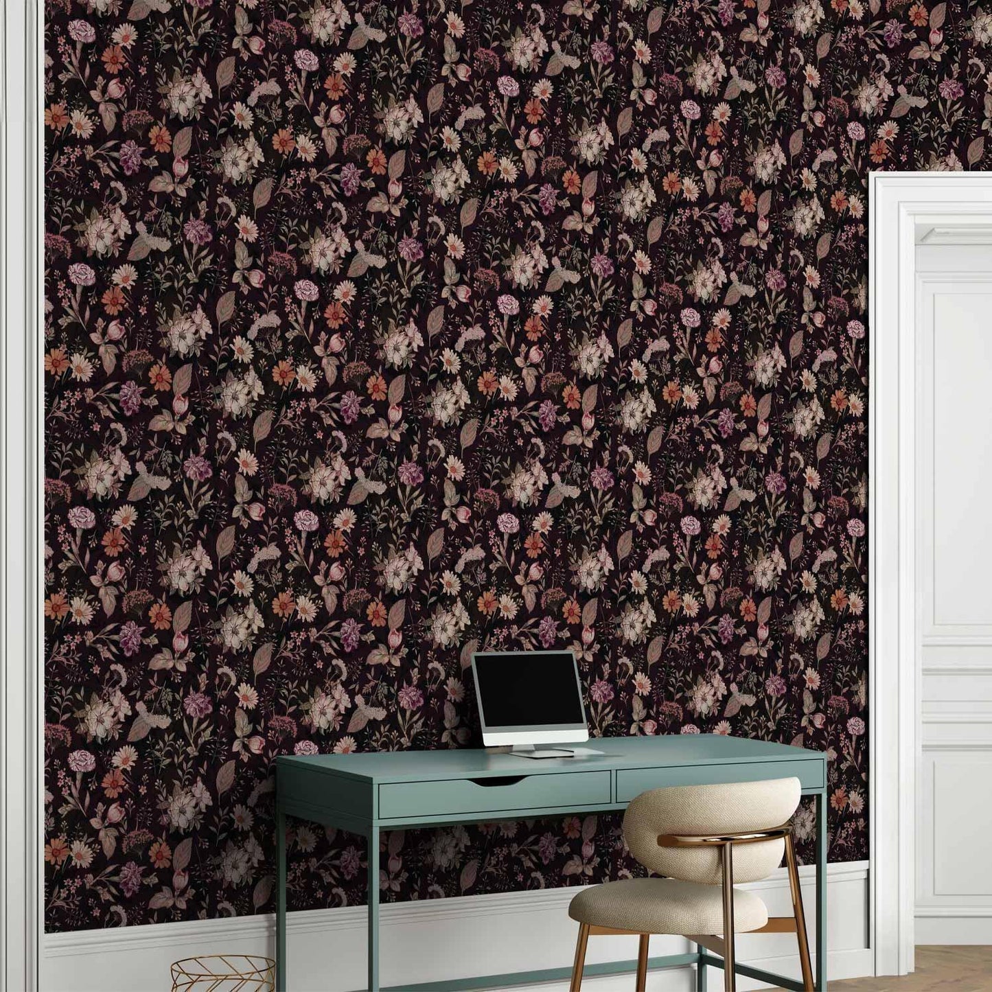 Tapete - Fragrant flowers and herbs - plum