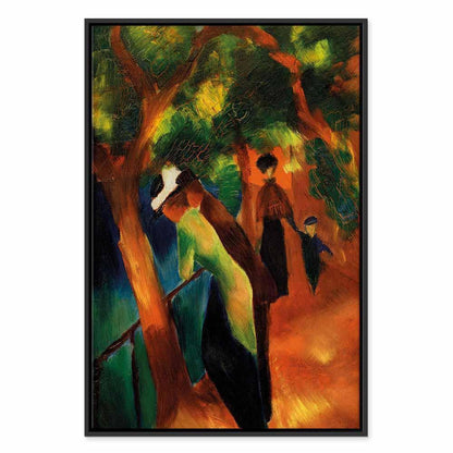 Leinwandbild - August Macke – Sunny Path