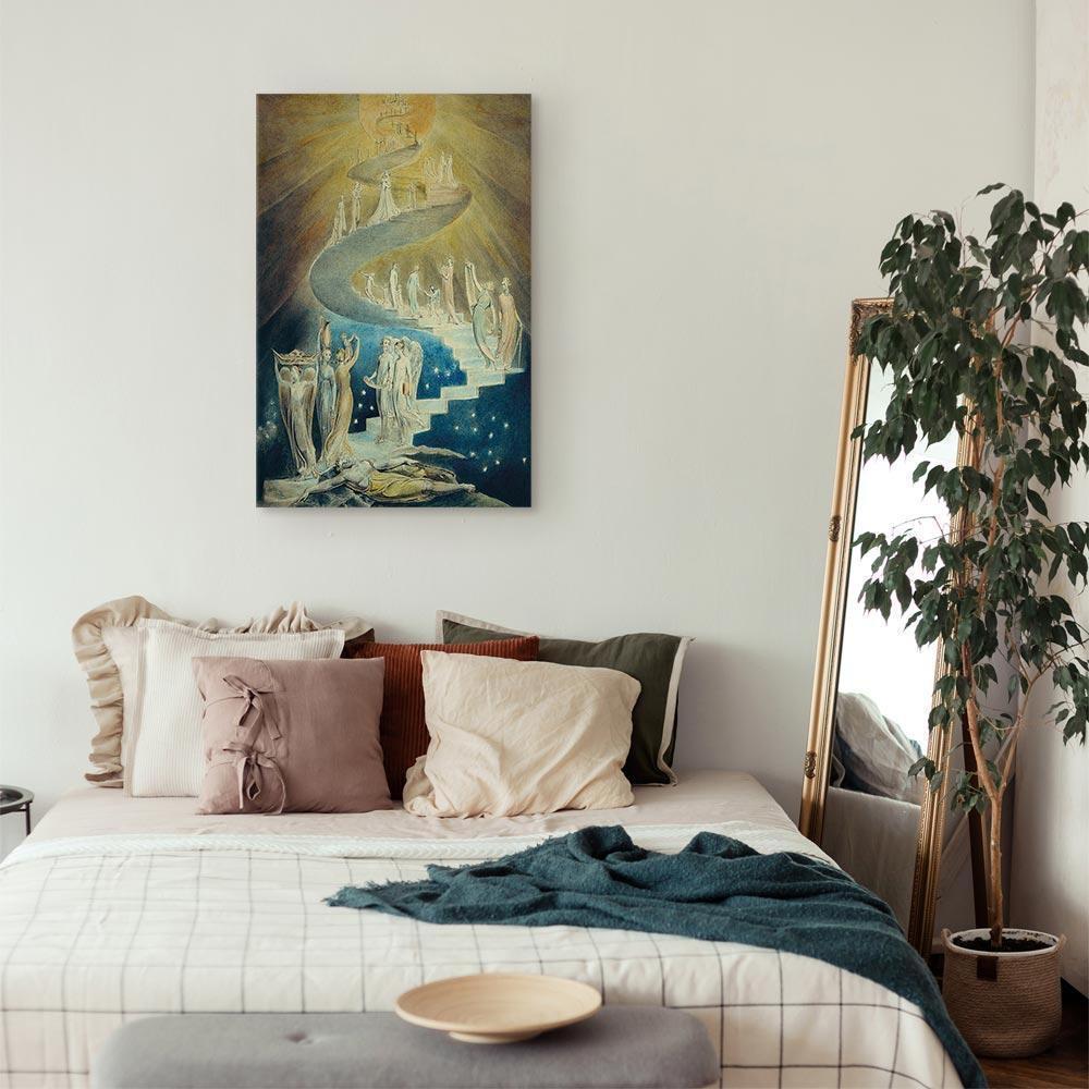Leinwandbild Jakobsleiter William Blake – Religiöse Kunstgeschichte
