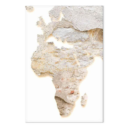 Leinwandbild - Hot Continent (1 Part) Vertical