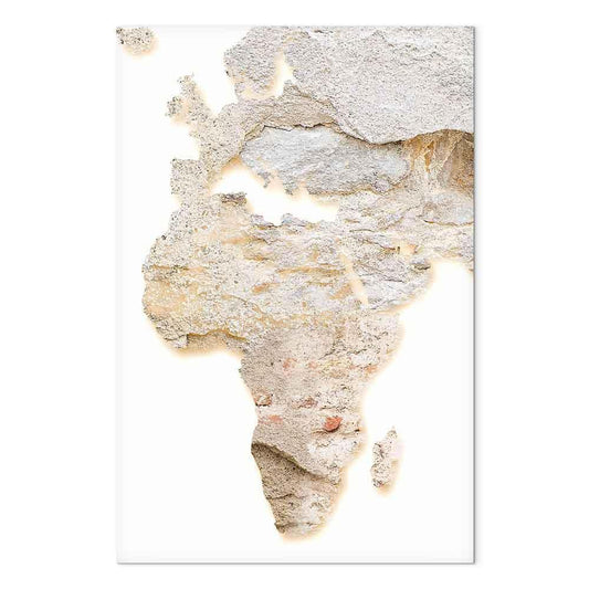 Leinwandbild - Hot Continent (1 Part) Vertical