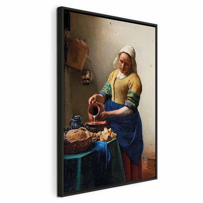 Leinwandbild - Jan Vermeer – The Milkmaid