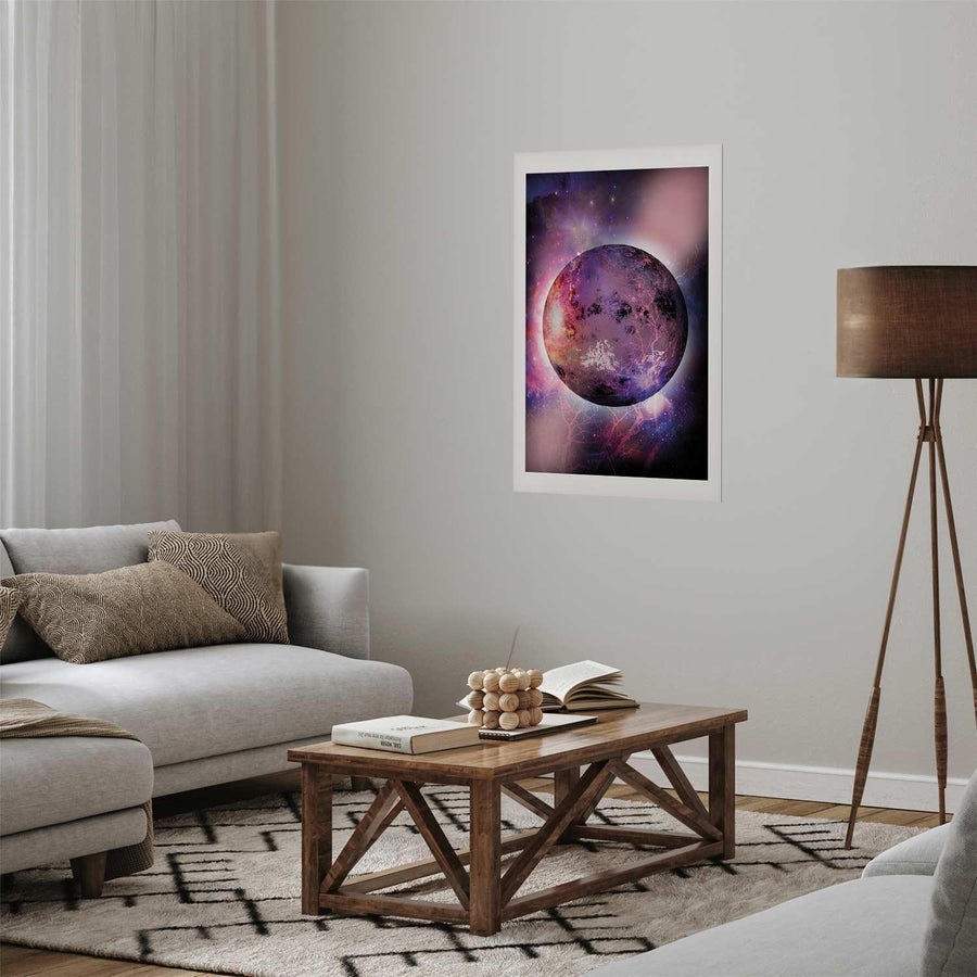 Poster Unbekannter Planet – Fantasie trifft Kosmos