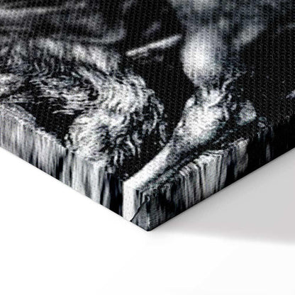 Leinwandbild - Albrecht Dürer – Knight, Death and the Devil