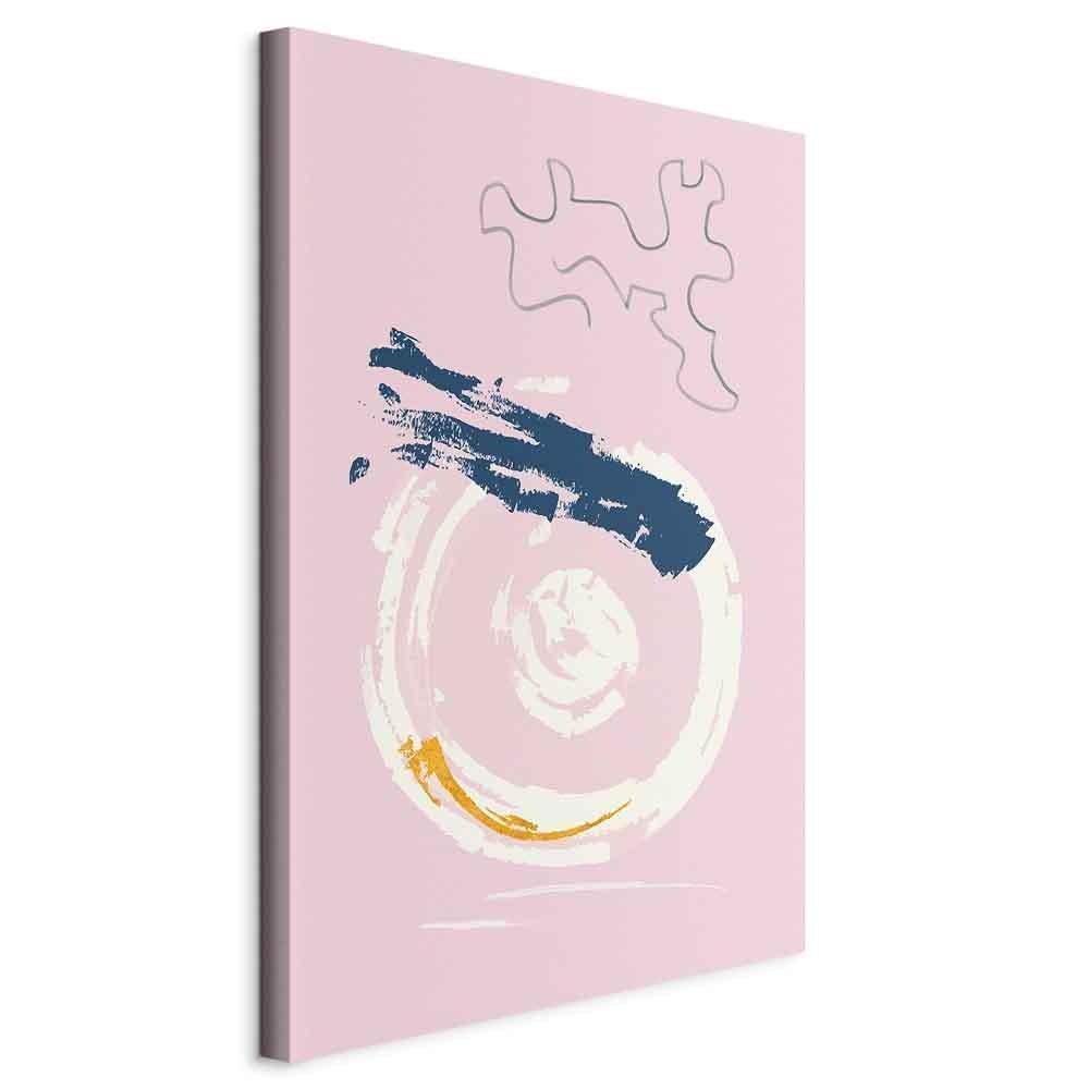 Leinwandbild - Pink Accent (1 Part) Vertical