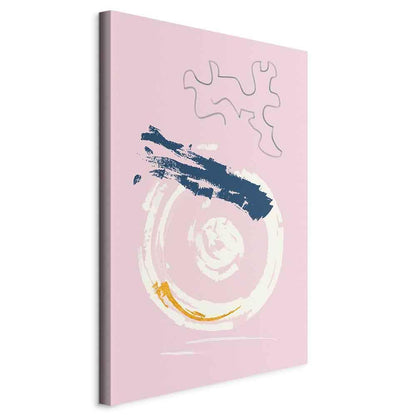 Leinwandbild - Pink Accent (1 Part) Vertical