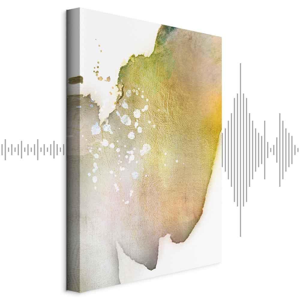 Leinwandbild - Golden Touch (1 Part) Vertical