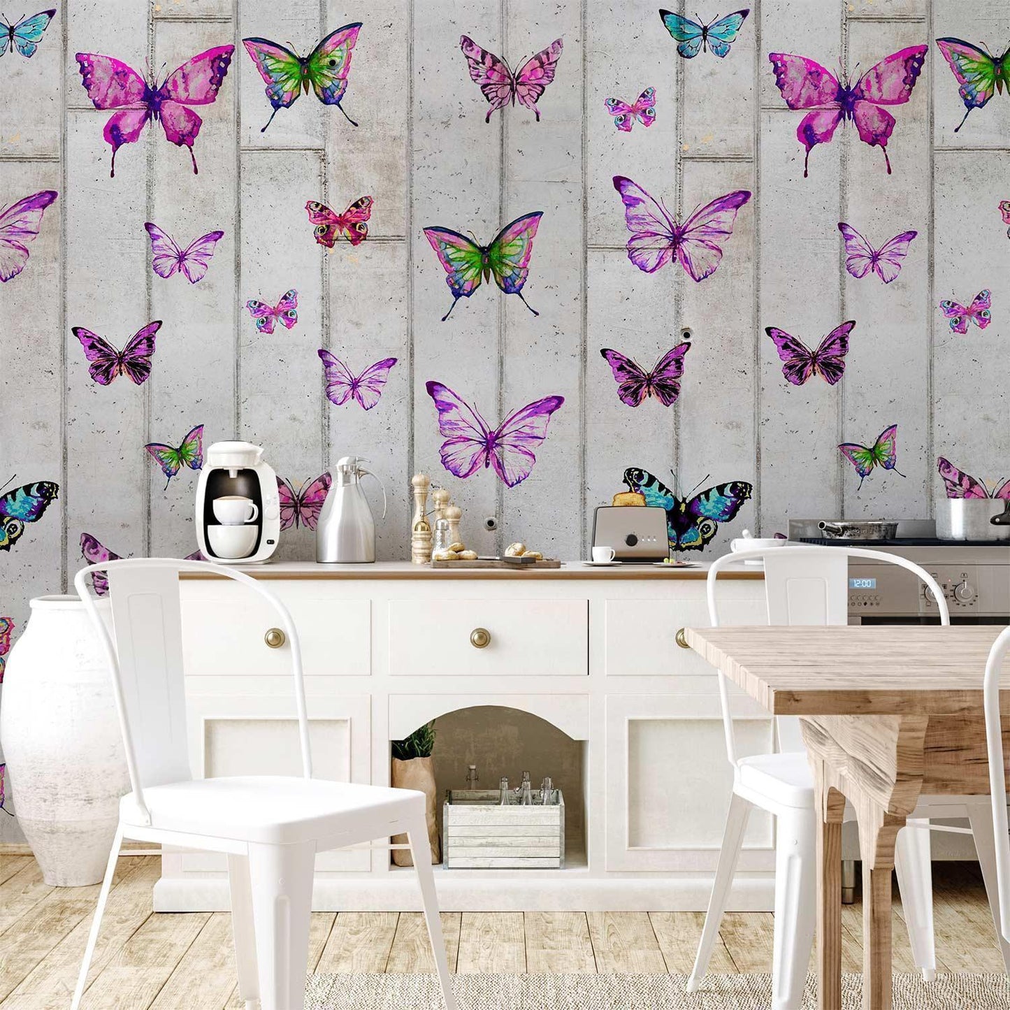 Tapete - Butterflies and Concrete