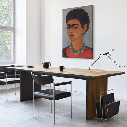 Leinwandbild - Frida Kahlo – Self-Portrait with Curly Hair