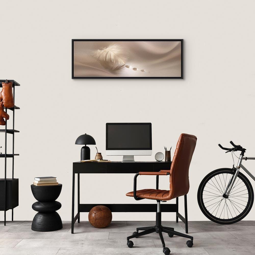 Leinwandbild - Delicate Feather