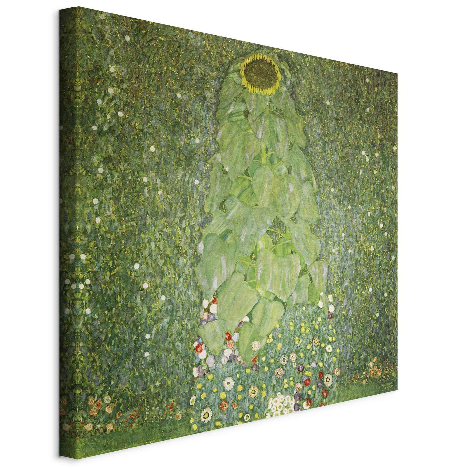 Leinwandbild - The Sunflower (Gustav Klimt) Artgeist