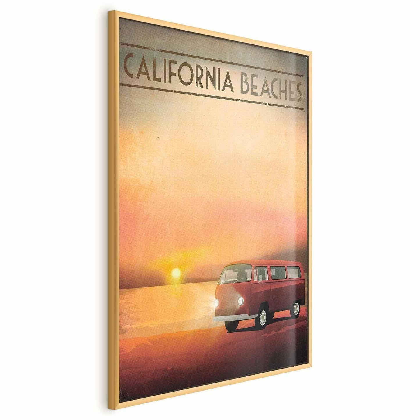 Poster - California Beaches Artgeist