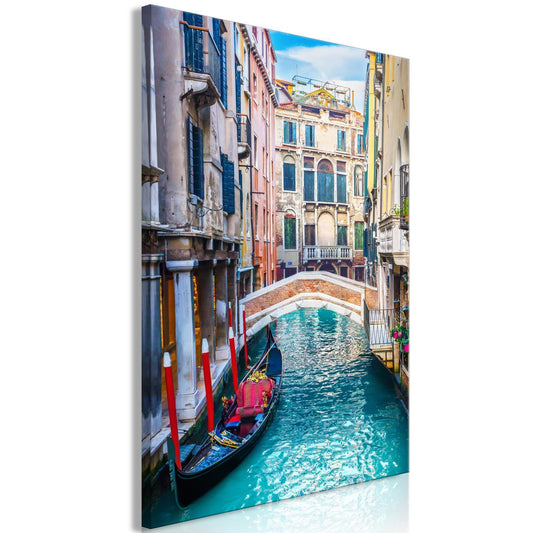 Leinwandbild „Urlaubsmoment – Ruhe und Entspannung am Wasser“