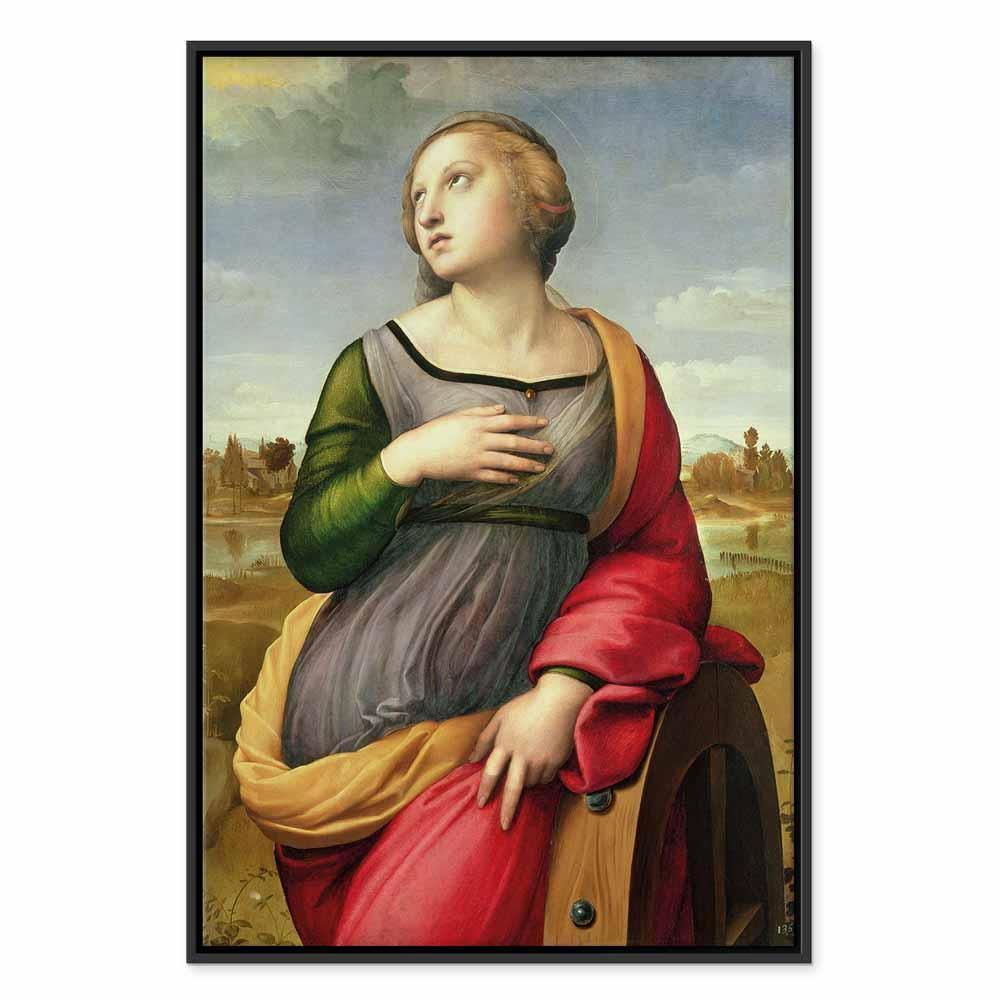 Leinwandbild - Rafael Santi – St Catherine of Alexandria
