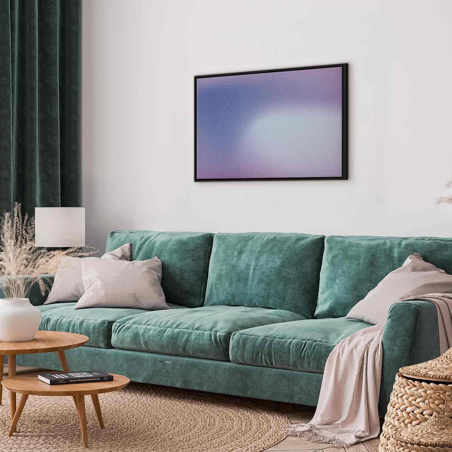 Leinwandbild - Heather Mist - Delicate Gradient Comprising Various Shades of Violet Artgeist