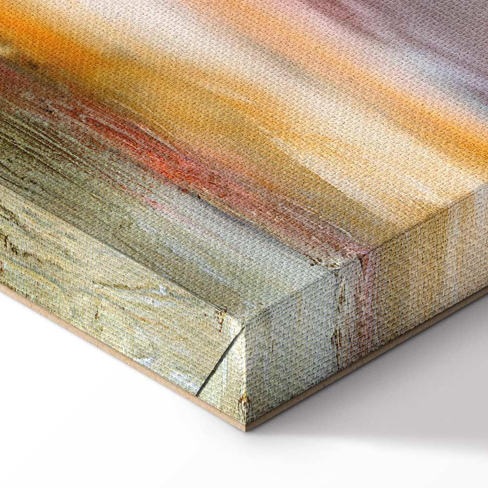 Leinwandbild - Orange Sea