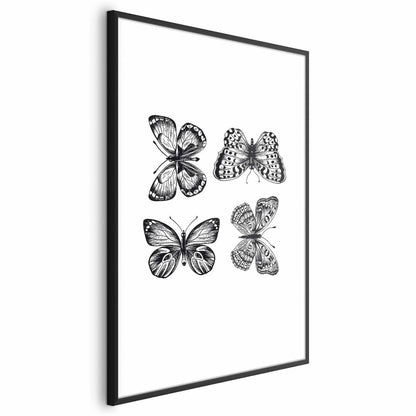Poster - Four Butterflies Artgeist