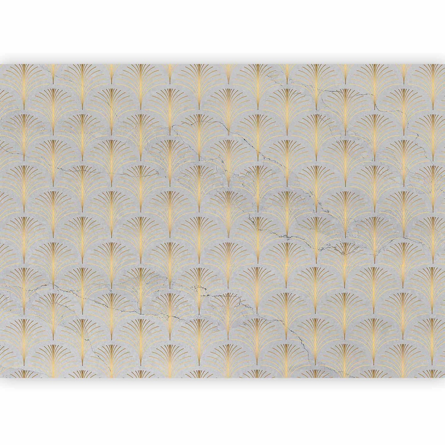 Fototapete - Linear Pattern With Gold Artgeist