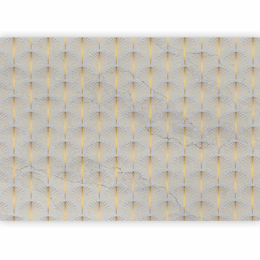 Fototapete - Linear Pattern With Gold Artgeist